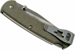 Buck 112 Ranger Slim Knife Pro Green Micarta 0112ODS6 Pocket Knife -KNIVESANDTOOLS Sales BUCK112ODS6 04 buck