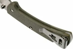 Buck 112 Ranger Slim Knife Pro Green Micarta 0112ODS6 Pocket Knife -KNIVESANDTOOLS Sales BUCK112ODS6 05 buck