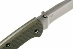 Buck 112 Ranger Slim Knife Pro Green Micarta 0112ODS6 Pocket Knife -KNIVESANDTOOLS Sales BUCK112ODS6 06 buck