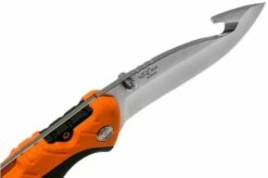 Buck Folding Pursuit Pro Guthook Large 660ORG Orange Hunting Knife -KNIVESANDTOOLS Sales BUCK660ORG 06 buck