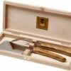 Claude Dozorme Cheese Knife Set Hard Cheese, Olive Wood