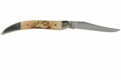 Case Small Texas Toothpick Genuine Stag 05532, 510096 SS Pocket Knife -KNIVESANDTOOLS Sales CE05532 02 case