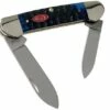 Case Canoe Navy Blue Bone, Rogers Jig, 07309, 62131 SS Pocket Knife -KNIVESANDTOOLS Sales CE07309 01 case