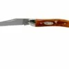 Case Knives Small Texas Toothpick Pocket Worn Harvest Orange Bone Corn Cob Jig 07400, 610096 SS Pocket Knife