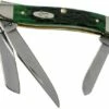 Case Medium Stockman Pocket Worn Bermuda Green Bone, Peach Seed Jig, 09721, 6318 SS Pocket Knife