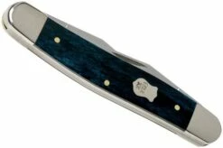 Case Muskrat Mediterranean Blue Smooth Bone, 11197, MUSKRAT SS Pocket Knife -KNIVESANDTOOLS Sales CE11197 04 case