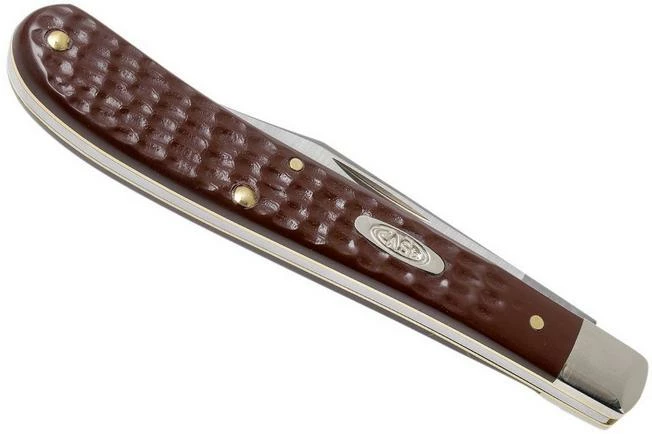 Case Slimline Trapper Brown Synthetic, 00135, 31048 SS Pocket Knife 6 Case Slimline Trapper Brown Synthetic, 00135, 31048 SS Pocket Knife - Image 4