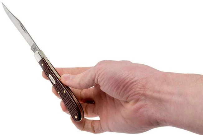 Case Slimline Trapper Brown Synthetic, 00135, 31048 SS Pocket Knife 11 Case Slimline Trapper Brown Synthetic, 00135, 31048 SS Pocket Knife - Image 9