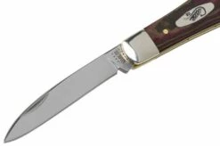 Case Tear Drop Bose Rustic Red Richlite, 13627, TB101028 SS Pocket Knife -KNIVESANDTOOLS Sales CE13627 03 case