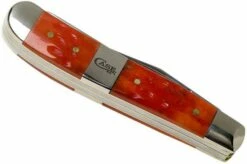 Case Mini Trapper Tequila Sunrise Bone, Standard Jig 14482, 6207 SS Pocket Knife -KNIVESANDTOOLS Sales CE14482 04 case