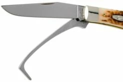 Case Equestrian Amber Jigged Bone, 00144, 6254HP SS Pocket Knife -KNIVESANDTOOLS Sales CE144 04 case ce144 04
