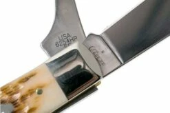 Case Equestrian Amber Jigged Bone, 00144, 6254HP SS Pocket Knife -KNIVESANDTOOLS Sales CE144 06 case ce144 06