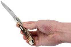 Case Trapper Amber Jigged Bone, 00163, 6254 CV Pocket Knife -KNIVESANDTOOLS Sales CE163 09 case ce163 09