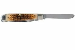 Case Trapper Amber Jigged Bone, 00164, 6254 SS Pocket Knife -KNIVESANDTOOLS Sales CE164 02 case ce164 02