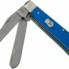 Case Mini Trapper Blue G10 Smooth, 16741, 10207 SS Pocket Knife -KNIVESANDTOOLS Sales CE16741 01 case