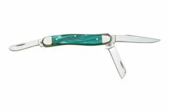 Case Medium Stockman Aqua Kirinite SparXX, 18583, 10318 SS Pocket Knife -KNIVESANDTOOLS Sales CE18583 02 case