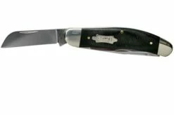 Case Sowbelly Double Black Canvas Micarta, 23141, TB10339 SS Pocket Knife -KNIVESANDTOOLS Sales CE23141 03 case