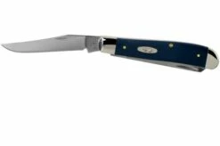 Case Mini Trapper Navy Blue Synthetic, 23613, 4207 SS Pocket Knife -KNIVESANDTOOLS Sales CE23613 03 case