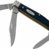 Case Medium Stockman Navy Blue Synthetic, 23614, 4344 SS Pocket Knife 1 Case Medium Stockman Navy Blue Synthetic, 23614, 4344 SS Pocket Knife -KNIVESANDTOOLS Sales CE23614 01 case