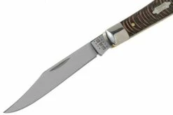 Case Slimline Trapper Black Sycamore Wood, 25575, 71048 SS Pocket Knife -KNIVESANDTOOLS Sales CE25575 03 case