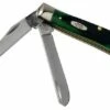 Case Mini Trapper Hunter Green Bone, Sawcut, 27662, 6207 SS Pocket Knife -KNIVESANDTOOLS Sales CE27662 01 case