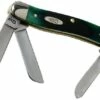 Case Medium Stockman Hunter Green Bone, Sawcut, 27664, 6318 SS Pocket Knife -KNIVESANDTOOLS Sales CE27664 01 case