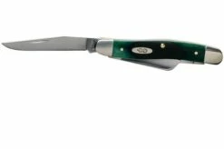 Case Medium Stockman Hunter Green Bone, Sawcut, 27664, 6318 SS Pocket Knife -KNIVESANDTOOLS Sales CE27664 03 case 1