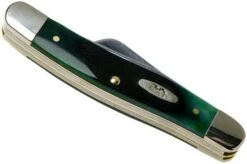 Case Medium Stockman Hunter Green Bone, Sawcut, 27664, 6318 SS Pocket Knife -KNIVESANDTOOLS Sales CE27664 04 case