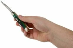 Case Medium Stockman Hunter Green Bone, Sawcut, 27664, 6318 SS Pocket Knife -KNIVESANDTOOLS Sales CE27664 05 case