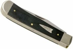 Case Trapper Smooth Black Micarta, 27730, 10254 SS Pocket Knife 9 Case Trapper Smooth Black Micarta, 27730, 10254 SS Pocket Knife -KNIVESANDTOOLS Sales CE27730 04 case knives