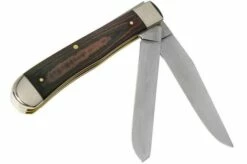 Case Trapper Red & Black Micarta, 27850, 10254 SS Pocket Knife -KNIVESANDTOOLS Sales CE27850 02 case