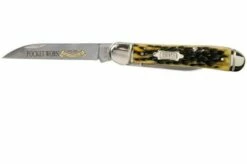 Case Copperhead Pocket Worn Olive Green Bone, Peach Seed, 38192, 6249 SS Pocket Knife -KNIVESANDTOOLS Sales CE38192 03 case knives