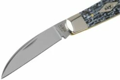 Case Sway Back White & Black Carbon Fibre-G10 Weave Smooth, 38931, TB101117 SS Pocket Knife -KNIVESANDTOOLS Sales CE38931 03 case