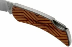 Case X Woodchuck Executive Lockback Brushed Stainless, Lines, 64322, M1300L SS Pocket Knife -KNIVESANDTOOLS Sales CE64322 06 case knives