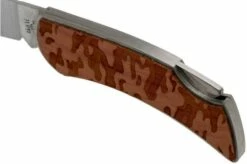 Case X Woodchuck Executive Lockback Brushed Stainless, Camo, 64323, M1300L SS Pocket Knife -KNIVESANDTOOLS Sales CE64323 06 case knives