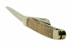 Case Small Stockman Curly Maple 71232, 7318 SS 2023 Show Special, Pocket Knife -KNIVESANDTOOLS Sales CE71232 04 case