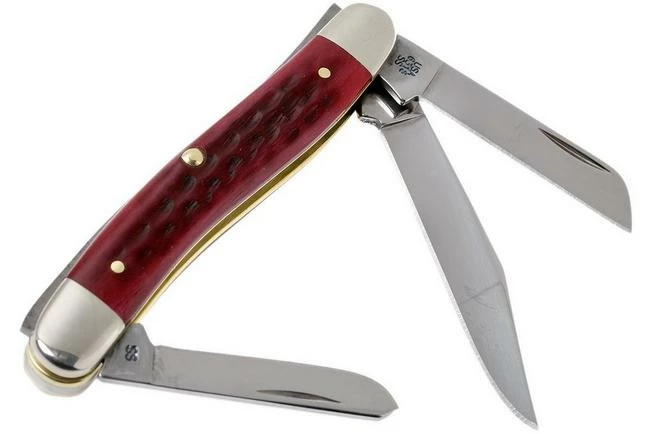 Case Medium Stockman Pocket Worn Old Red Bone, 00786, 6318 SS Pocket Knife 4 Case Medium Stockman Pocket Worn Old Red Bone, 00786, 6318 SS Pocket Knife - Image 2