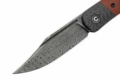 Civivi Appalachian Drifter 2 C19010C-DS4 Damascus, Burgundy G10 Gentleman's Knife -KNIVESANDTOOLS Sales CIC19010C DS4 03 civivi