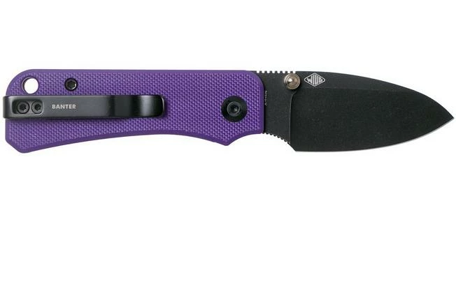 Civivi Baby Banter C19068S-4 Purple G10, Black Stonewashed Pocket Knife, Ben Petersen Design 4 Civivi Baby Banter C19068S-4 Purple G10, Black Stonewashed Pocket Knife, Ben Petersen Design - Image 2