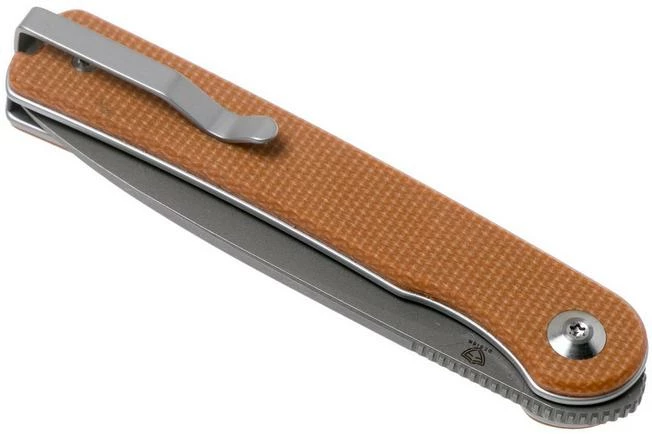 Civivi Stylum C20010B-A Brown Micarta Pocket Knife, Ferrum Forge Design 6 Civivi Stylum C20010B-A Brown Micarta Pocket Knife, Ferrum Forge Design - Image 4