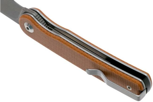 Civivi Stylum C20010B-A Brown Micarta Pocket Knife, Ferrum Forge Design 7 Civivi Stylum C20010B-A Brown Micarta Pocket Knife, Ferrum Forge Design - Image 5