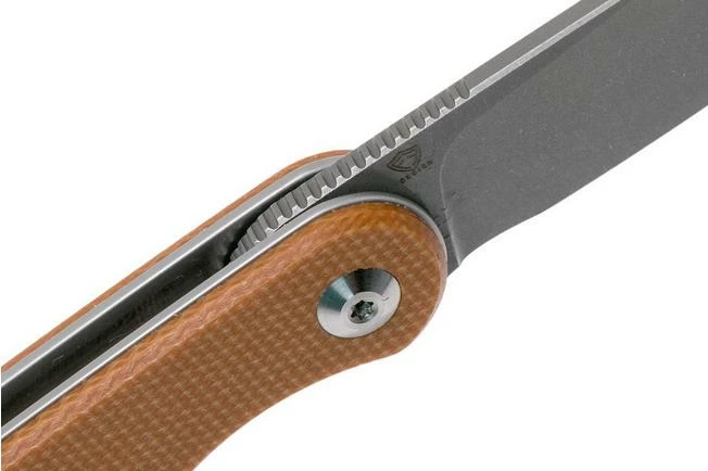 Civivi Stylum C20010B-A Brown Micarta Pocket Knife, Ferrum Forge Design 8 Civivi Stylum C20010B-A Brown Micarta Pocket Knife, Ferrum Forge Design - Image 6