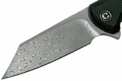 Civivi Brigand C909DS Damascus Black Pocket Knife -KNIVESANDTOOLS Sales CIC909DS 03 civivi