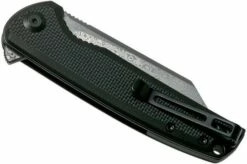 Civivi Brigand C909DS Damascus Black Pocket Knife -KNIVESANDTOOLS Sales CIC909DS 04 civivi