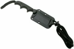 CRKT Minimalist Cleaver Blackout 2383K Neck Knife, Alan Folts Design -KNIVESANDTOOLS Sales CK 2383K 05 crkt