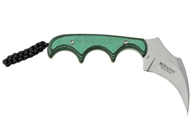 CRKT Keramin, Green Black, 2389 Neck Knife, Alan Folts Design 4 CRKT Keramin, Green Black, 2389 Neck Knife, Alan Folts Design - Image 2