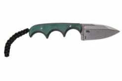 CRKT Minimalist Spear Point, Green Black, Neck Knife, Alan Folts Design -KNIVESANDTOOLS Sales CK 2396 02 crkt