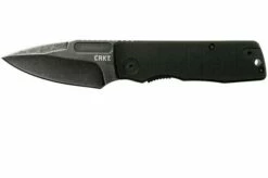 CRKT Journeyer Black 6530SWK Linerlock Pocket Knife, Liong Mah Design