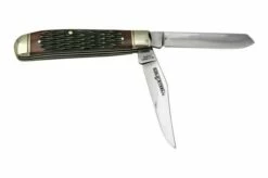 Cold Steel Mini Trapper FL-MTRPR-J Jigged Brown Bone, Pocket Knife -KNIVESANDTOOLS Sales CSFLMTRPRJ 02 coldsteel