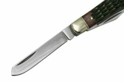 Cold Steel Mini Trapper FL-MTRPR-J Jigged Brown Bone, Pocket Knife -KNIVESANDTOOLS Sales CSFLMTRPRJ 03 coldsteel